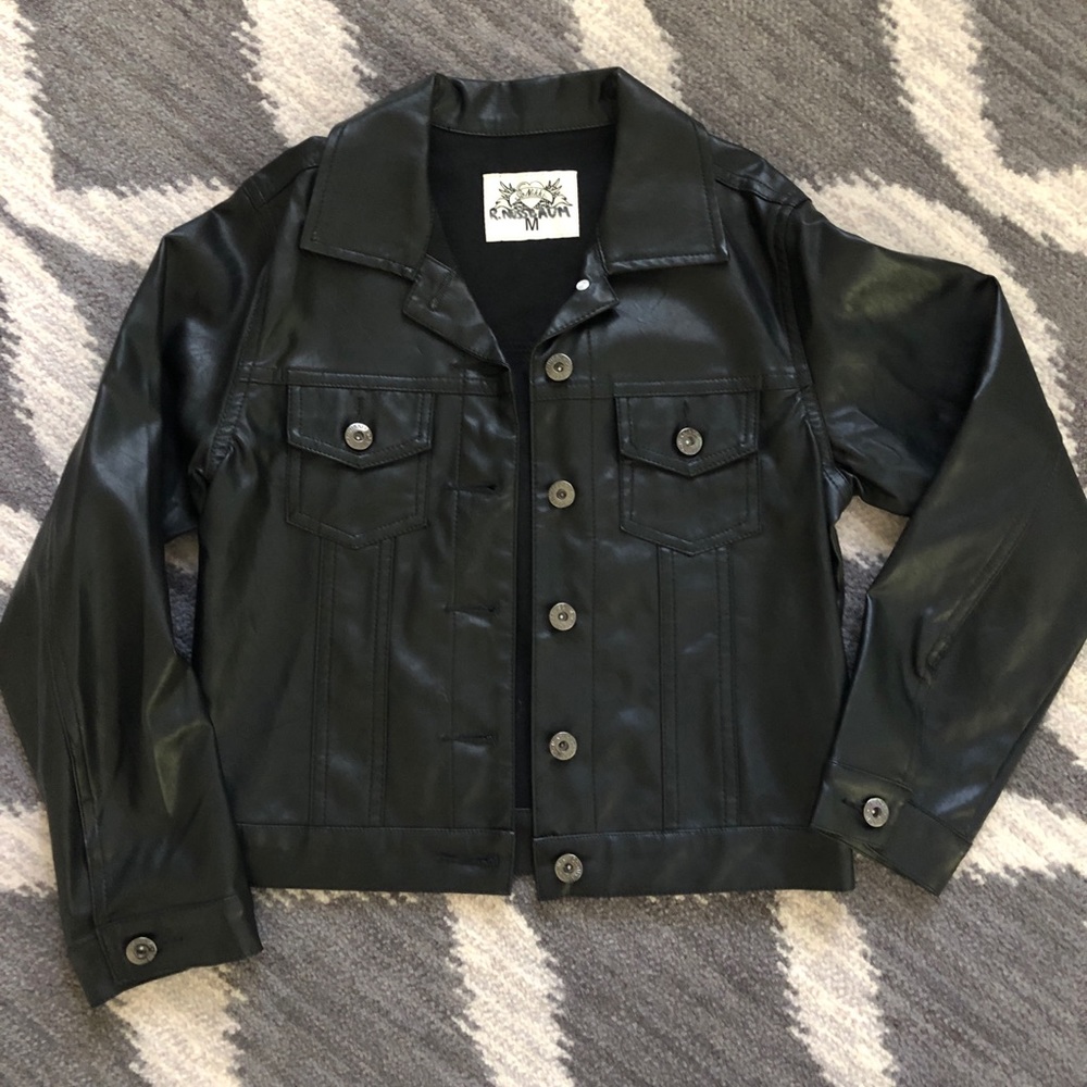 Girls pleather jacket